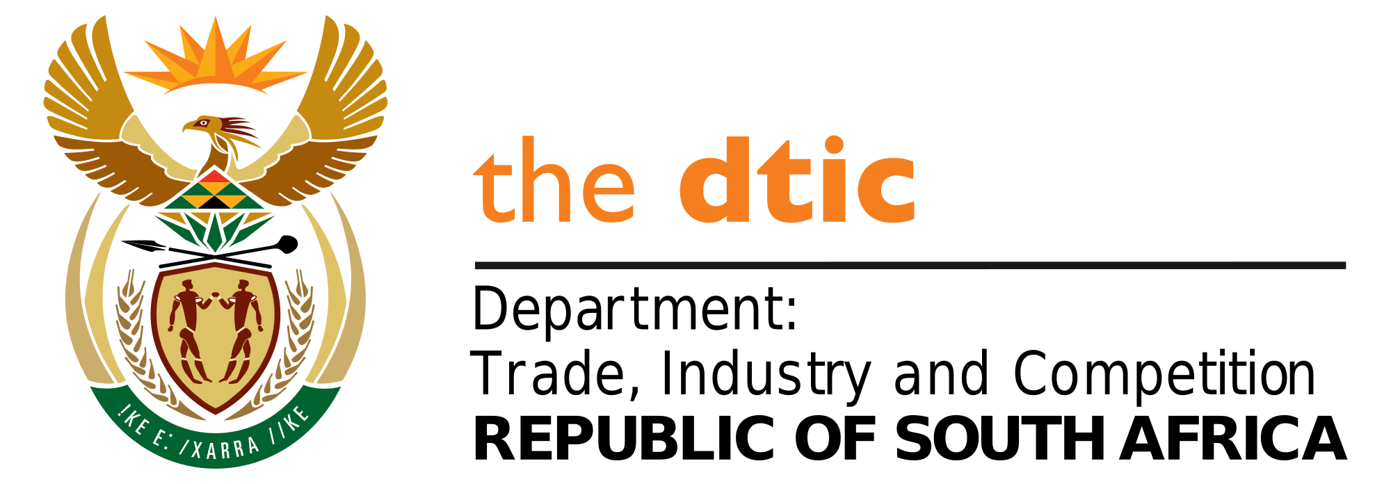 Logo The Department of Trade, Industry and Competition of South Africa